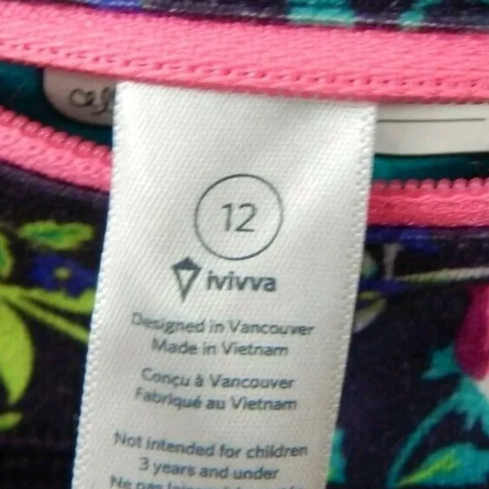 Ivivva Lululemon Floral Full Length Leggings